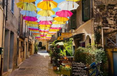 Spacieux 2 chambres 65m2 climatisé au village médiéval entre Nice et Antibes - Foto 19