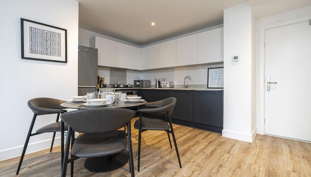 Waterside Flat in Central Leeds - Foto 4, Habitación