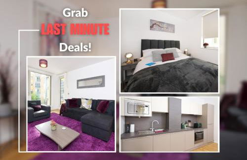 Premium Deals on Modern 2 -Bed 2-Bath Central City for Movers & Pros by Hedgerow l Embrace comfort and ease with our inviting 2 bedroom apartment l Attractions like Science and Industry Museum, Manchester Museum & Manchester Art Gallery - Foto 1
