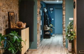 Chalet Le René-Sens - 5 pers - Grande terrasse - bain nordique SPA - Piscine - Foto 14