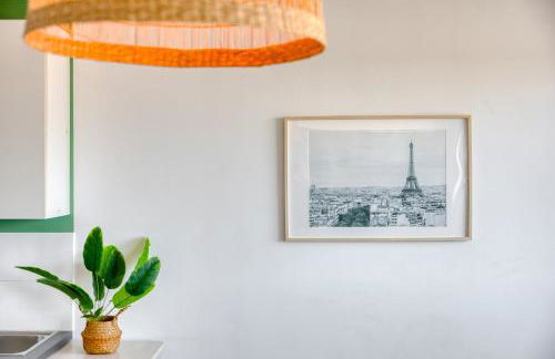 escale-marne fr - City Loft with rooftop view - M8 Tour Eiffel - Parking Gratuit - AC - Climatisation - Free Luggage Storage - Consigne à Bagages Gratuite - 201 - Foto 12