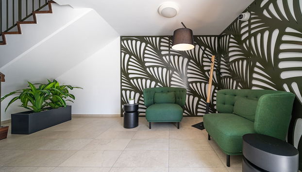 Zona de estar del vestíbulo