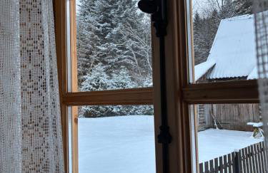 Nad Mikowym Potokiem - wydzielona część drewnianego domu z osobnym wejściem i ogrodem - Foto 20