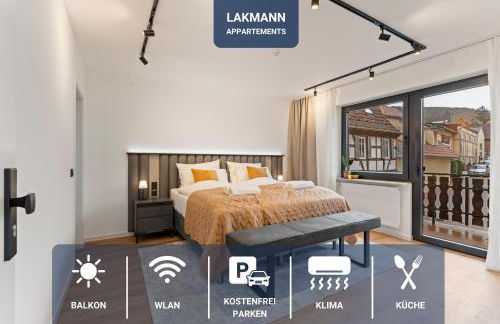 1-2 Personen - Parkplatz - Fahrradgarage - Zentrum - Küche - Balkon - Klima - Foto 1