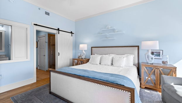 GULF VIEWS from ALL Bedrooms! 308 Compass Point 1 in WaterSound Short walk to the beach and pool 3 Condo by RedAwning - Foto 3, Habitación