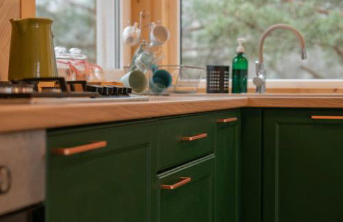 Zielony domek nad Marychą w Budwieć - Foto 33