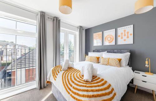 Caboose Stays - Bury St Edmunds - Modern 4 Bed townhouse close to centre and major transport links - Fast Wifi - Parking - Business and Contractors - Foto 10