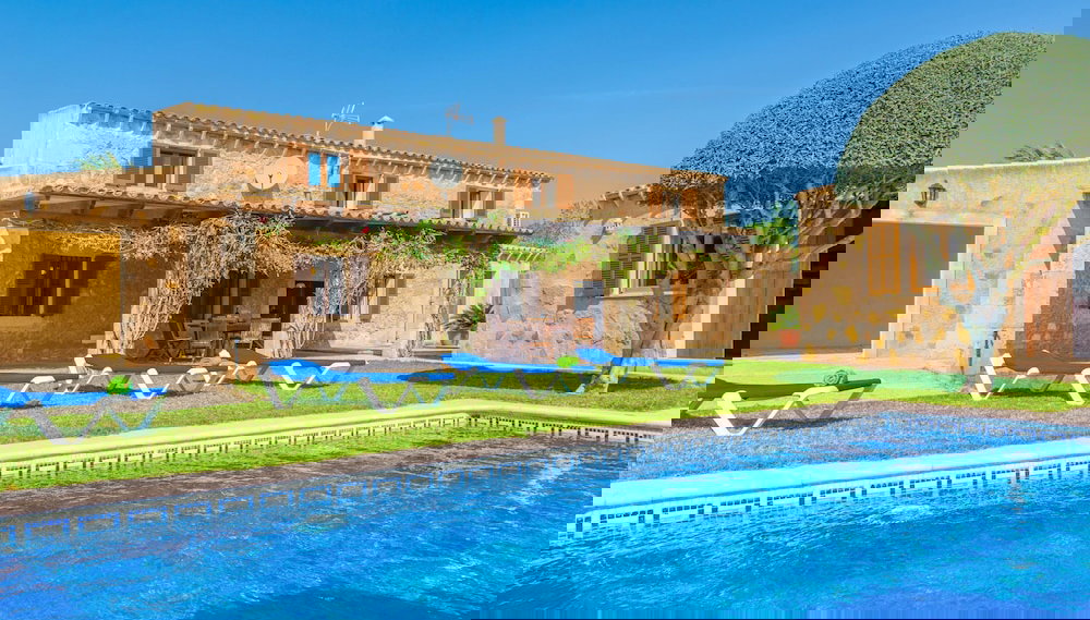 Es Palmer in Campos With 4 Bedrooms and 3 Bathrooms - Foto 1, Habitación