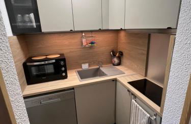 LE CORBIER Vue pistes Studio 5 personnes entièrement rénové et labellisé Qualité Hébergement Sybelles - Foto 13