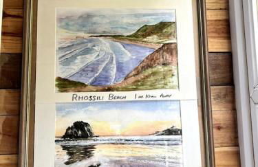 The Shed . A cosy, peaceful, 96% recycled, chalet. - Foto 3