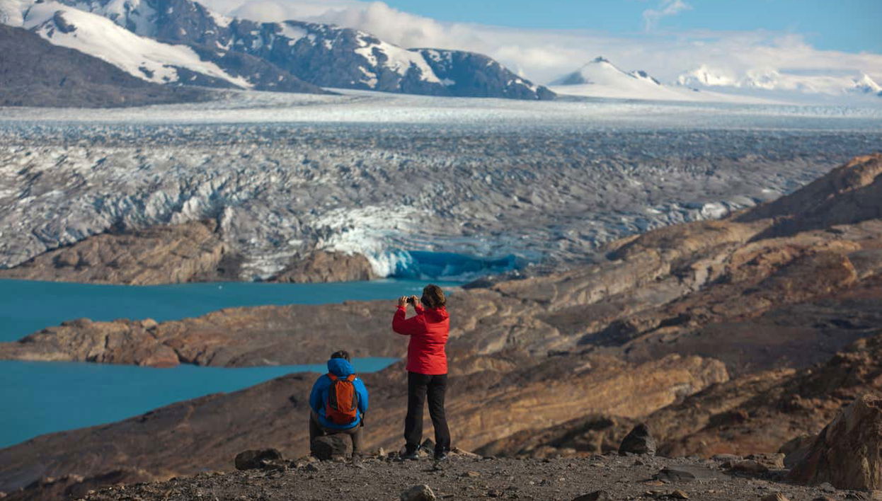 Contemplating the Upsala Glacier