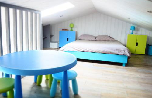 Maison de famille Entre bois et sel avec piscine privée chauffée - Foto 12