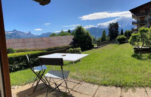 La marmotte: Vue Mont Blanc, terrasse, parking - Foto 23