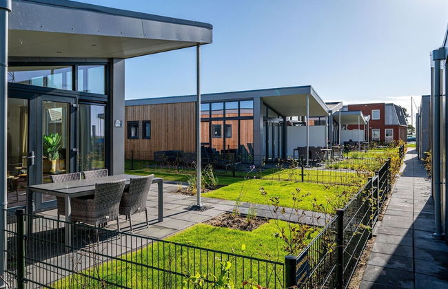 Modern Chalet With Beautiful Terrace, in Friesland - Foto 14