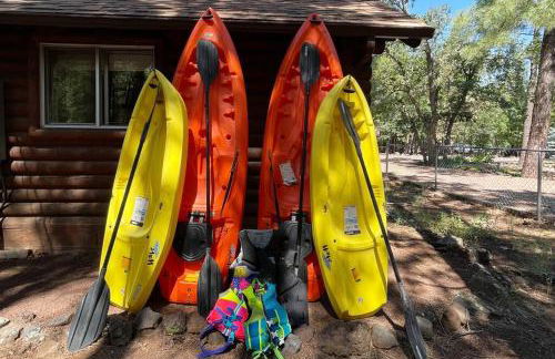 Charming Log Cabin in Tall Pines with Fire Pit Near Trails & Lake - Foto 7