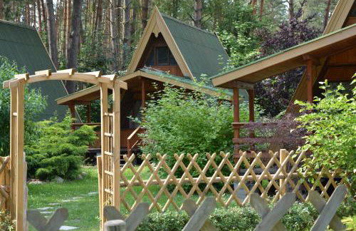 Ośrodek Wypoczynkowy Puszczyk Wolnostojące Domki Sosnowe z zadaszonym tarasem - Foto 15