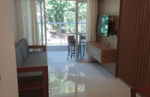 Apartamento novo a 350 m da praia das Toninhas em Ubatuba - 2 dormitórios sendo 1 suite, piscina, varanda gourmet com churrasqueira, ar condicionado, cozinha completa, garagem privativa - Foto 50