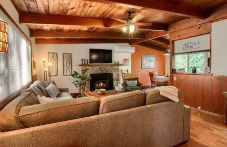 Orange Door Electric Fireplace bbq - Photo 1