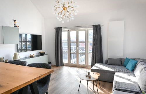 EICH-Penthouse, zentral am Stadtwald mit Ausblick über die Stadt, 24h self check-in, Netflix, DisneyPlus - Foto 7
