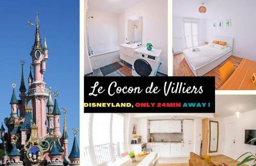 Paris & DisneyLand - 2min From Train Station - Private Indoor Parking - Foto 8