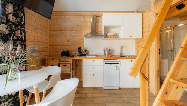 Wooden Home by Lake Klepnicko With Pier - Foto 5, Eigene Küche