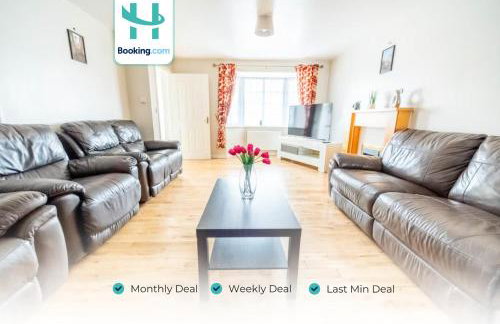 Spacious 6BDR House By Hyped Properties Short Term Rental Agency With Free Parking Bilston - Foto 1