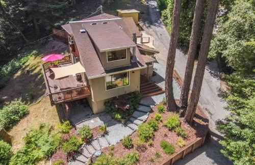 Redwood Oasis - Luxe Santa Cruz Cabin with Hot Tub - Foto 28