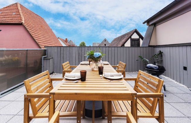 homie stay Badgasse - Fewos am Main mit Dachterrasse & Fahrradgarage - Foto 20