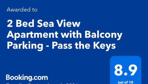 2 Bed Sea View Apartment with Balcony Parking - Pass the Keys - Foto 5