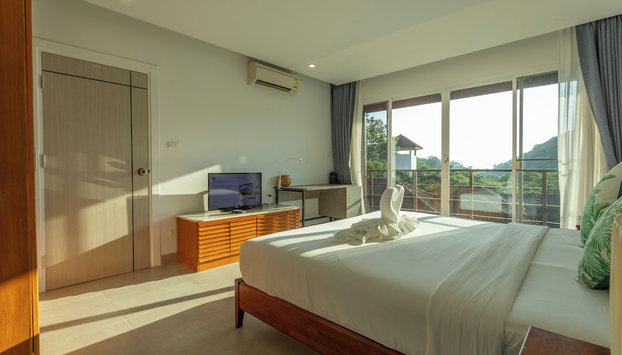 2Beds Award Winning Nai Han Beach c126 - Foto 2, Habitación