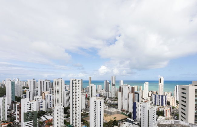 Lindo Flat no Beach Class Santa Maria em Boa Viagem - Foto 66