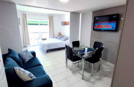 Flat frente mar no Shopping Piratas , com estacionamento - Foto 11