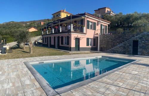 Villa-swimming pool Ca'Du'Ma' Portofino view est - Foto 14