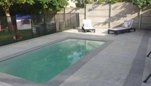 Logement à 30min de la défense avec piscine privative - Foto 5, Garden, sunbed, Garden view