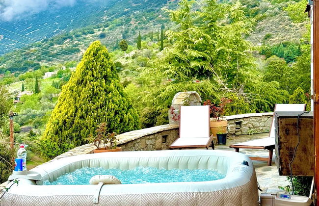 Rock Dandy, Deluxe Chalet, Arachova - Delphi, Private Sauna - Foto 1