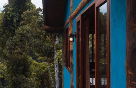 Ecocasa azul - Chalé na mata - Foto 34