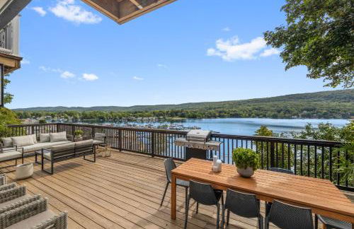 Lakeview Villa with Private Hot Tub, Firepit & Spacious Decks with Breathtaking Cliff Views - Foto 20