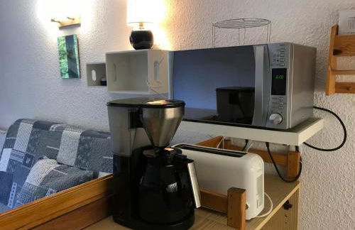 Studio cabine au pied des pistes, balcon sud - FR-1-515-67 - Foto 4