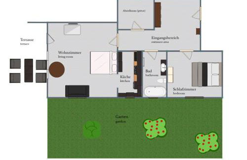 Schöne Wohnung mit großem Garten - Foto 37