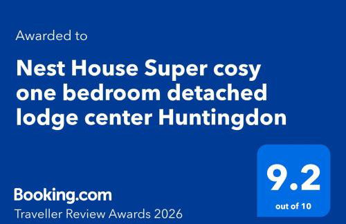 Nest House Super cosy one bedroom detached lodge center Huntingdon - Foto 3