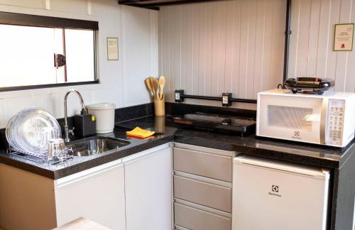 Villa Dei Colori Studio 5 com Wi-Fi perto do Museu do Olho e Pedreira Térreo - Foto 24