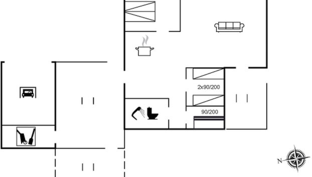 "Evely" - 300m from the sea - Foto 2, Floorplan