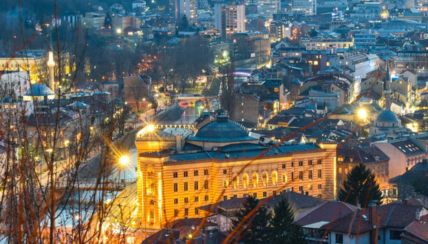 Tour noturno por Sarajevo