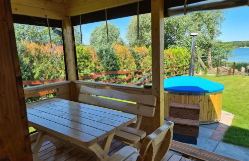 Siedlisko nr 5A nad jeziorem Skarlińskim, jezioro, mazury, domki letniskowe, bania - Foto 4