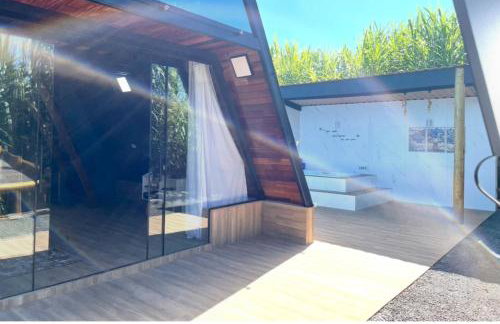 Chalé Na coruja e Chalé Encanto com BANHEIRA com AQUECEDOR e hidromassagem 7,5km centro Águas com COM CAFÉ, internet Starlink - Foto 19