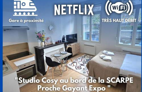Studio le Lac - Netflix Wifi Parking Gare - Douai - Foto 1