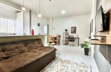 Ape Elegance com ar condicionado cama queen no centro - Foto 38