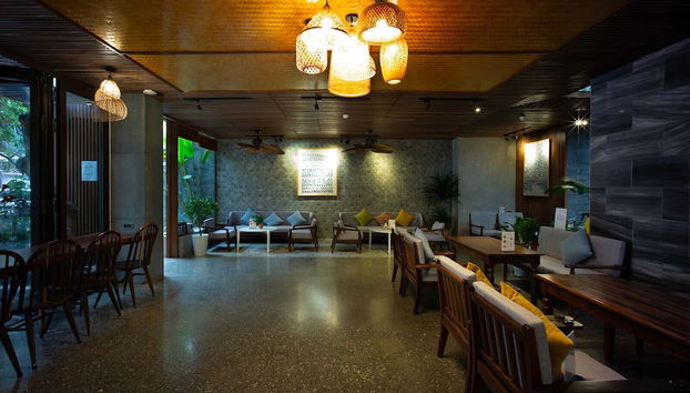 Zona de estar del vestíbulo