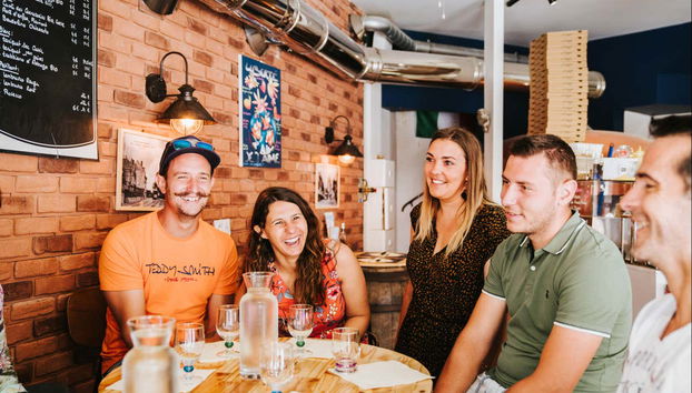 Disfrutando del tour gastronómico por Lourdes