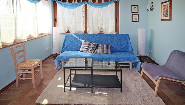 Holiday Home With Above-ground Pool and sea View in Monteggiori - Foto 5, Zona de estar